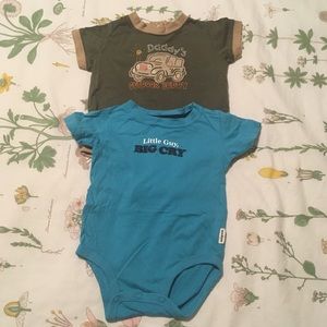 Set of 2 Baby Boy Onesies